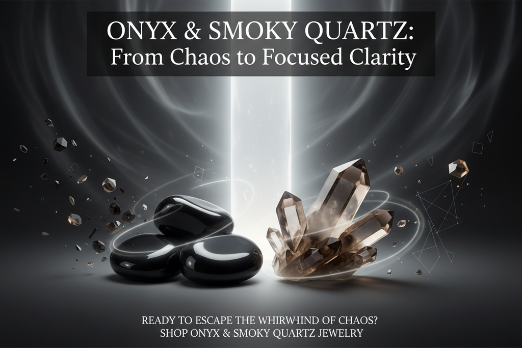 Focused Manifestation - Stay Focused Amidst the Chaos - Onyx & Smoky Quartz