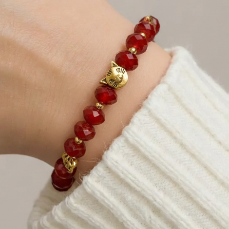 Delightful "I love my Cat" bracelet