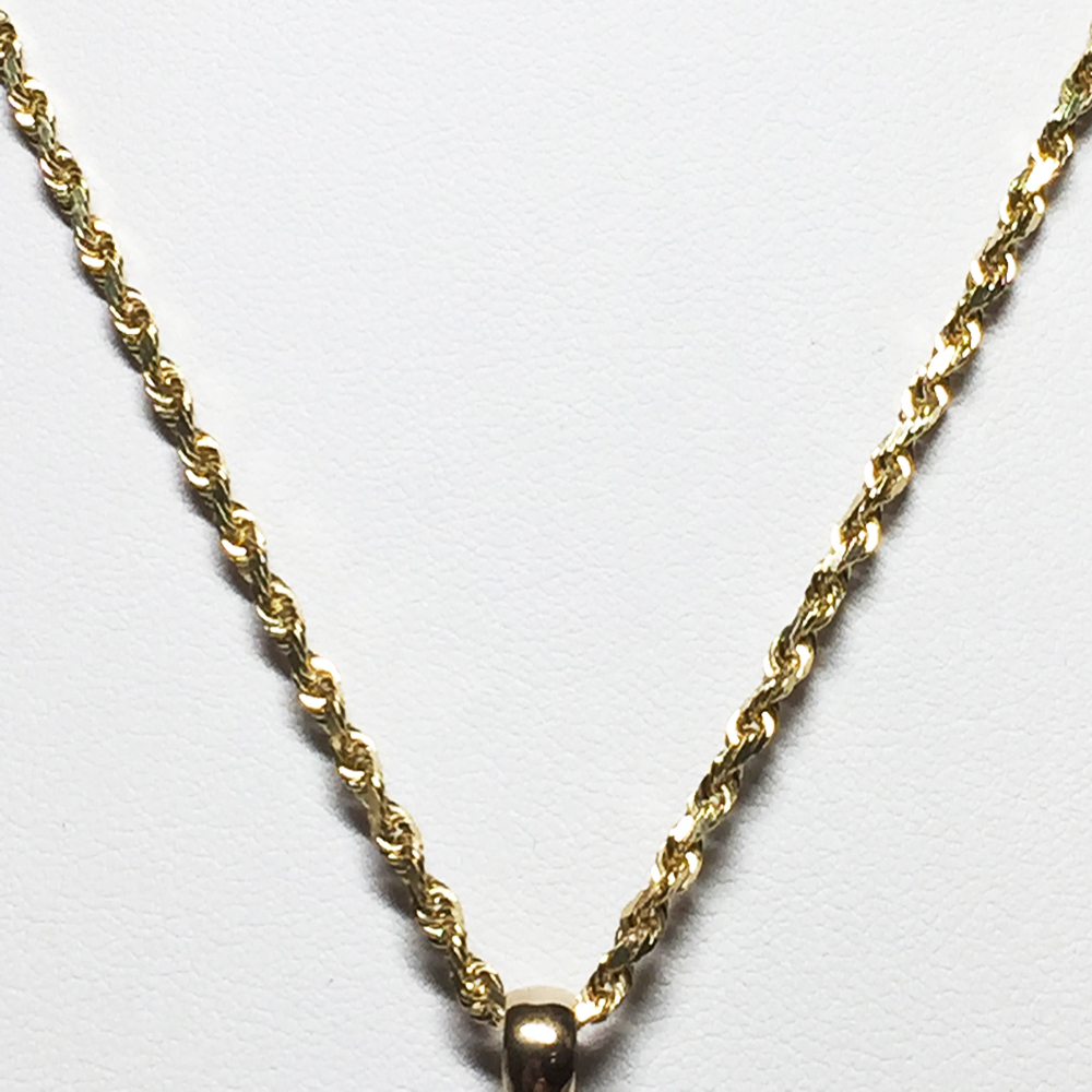 14k Gold Singapore Diamond Cut 2.8mm Chain 24"