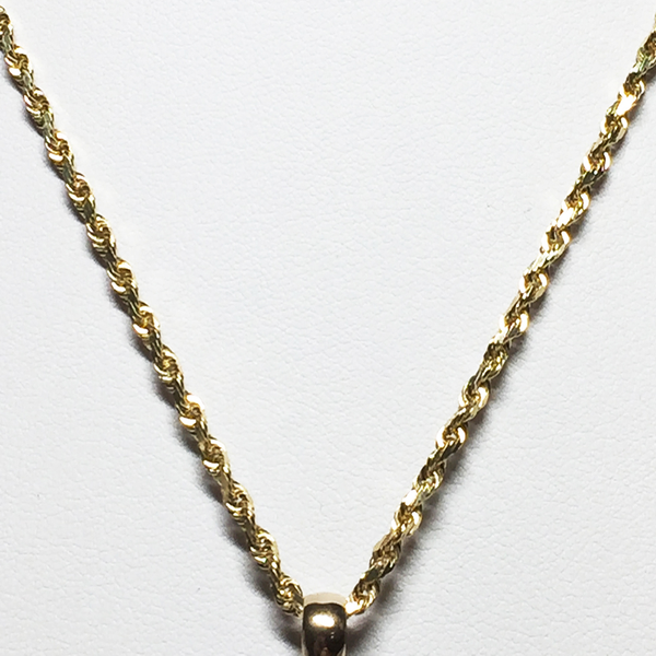 14k Gold Singapore Diamond Cut 2.8mm Chain 24"