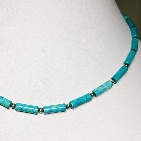 Turquoise Blue Unity Beaded Chain - Riverstone