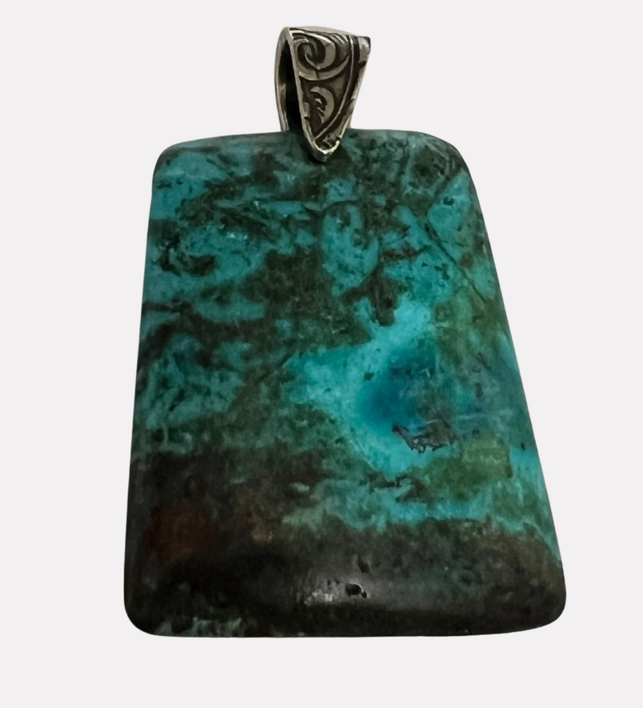 Speak from Heart Chrysocolla Pendant