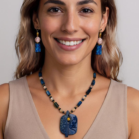 Authentic Self Set - Lapis, Sandstone, Brass