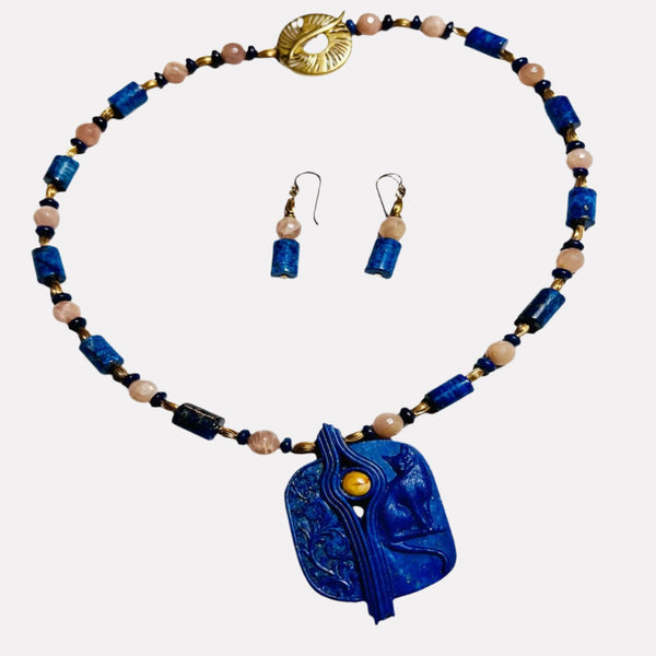 Authentic Self Set - Lapis, Sandstone, Brass