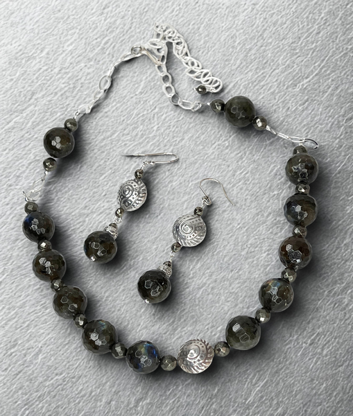 Manifest Creation Necklace Earring Set