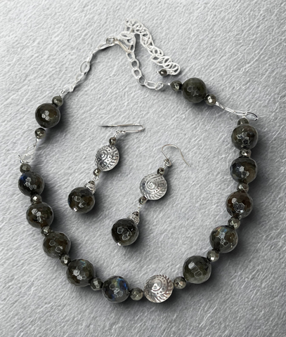 Manifest Creation Necklace Earring Set