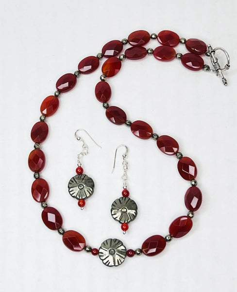 Magnetized Action Set with Carnelian & Pyrite