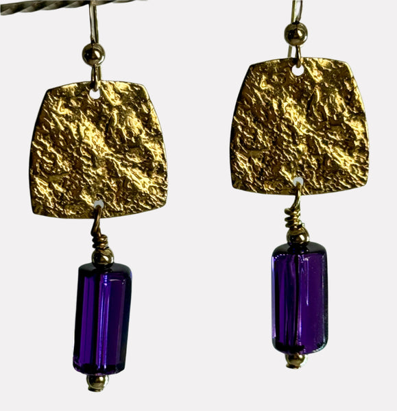 Shimmering Potential - Amethyst Earrings 2"