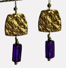 Shimmering Potential - Amethyst Earrings 2"