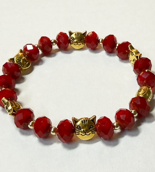 Delightful "I love my Cat" bracelet