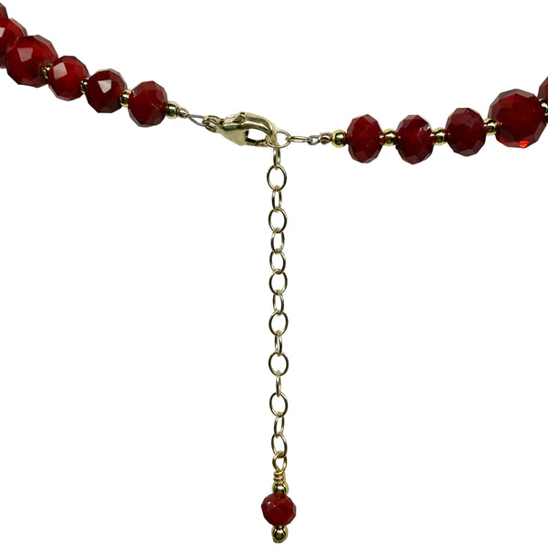 The Queen's Jewels - Red Power Elegant Necklace - Awaken Your Vital Alchemy