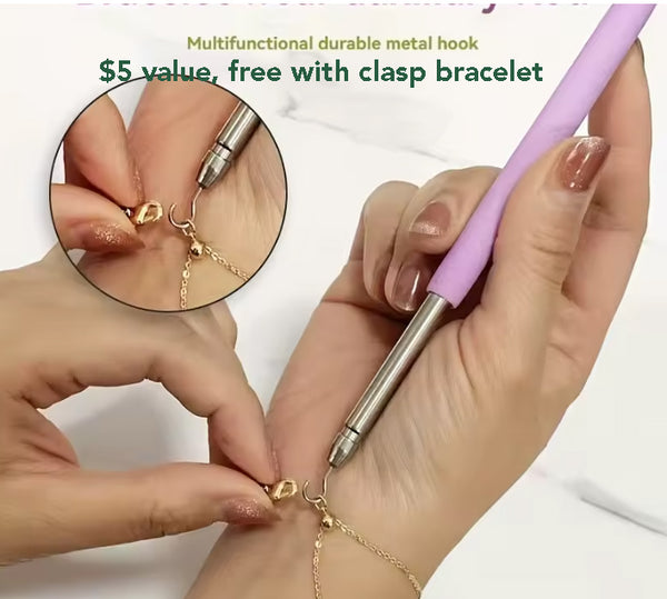 Deep Heart Bracelet  - Rhodochrosite, Ruby and Quartz