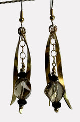 Focused Manifestation, Onyx, Smoky, Brass 2.75"