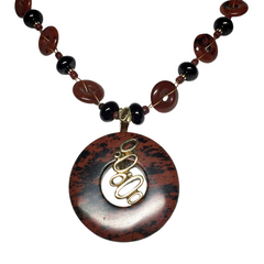 Limitless Necklace Set - Mahogany Obsidian, Onyx