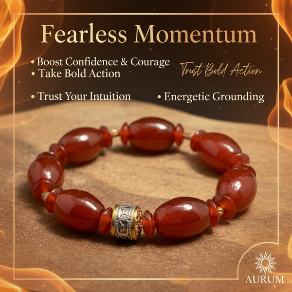 Fearless Momentum - Carnelian Bracelet