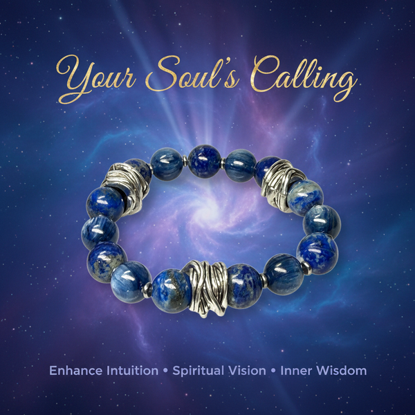 Your Soul’s Calling - Kyanite, Lapis Lazuli Nest Bracelet