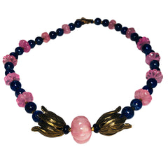 Visions of Blossoming Love - Lapis Lazuli and Rose Quartz - Strength & Love