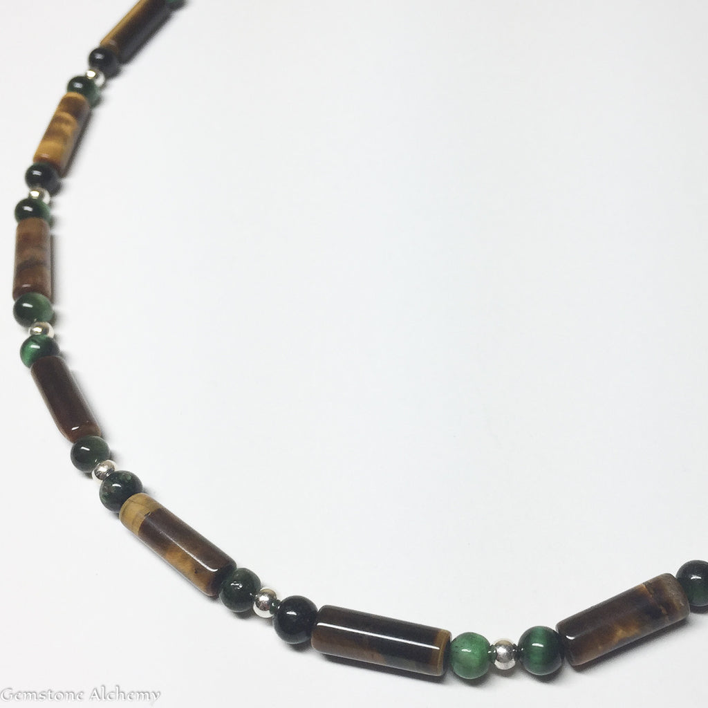 Healing Balance Mixed Tiger-eye Beaded Chain