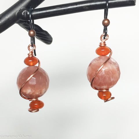 Inner Glow Spiralling into Action Earrings