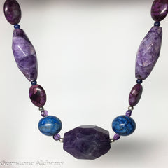 Visionary Beacon of Light - Set - Sodalite, Sugilite, Lapis Lazuli, Amethyst